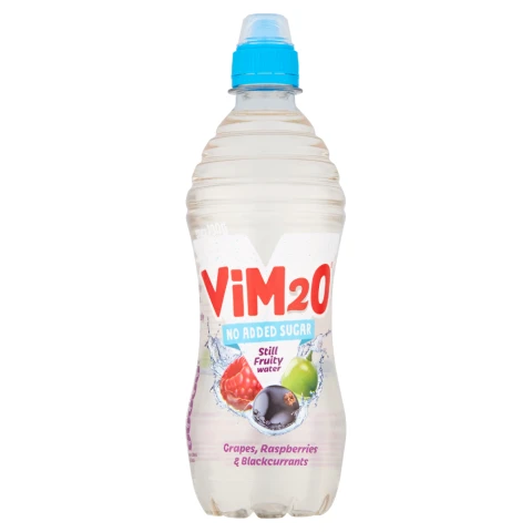 Vimt2O Still Fruity Spring Water Grapes, Raspberries & Blackcurrants 500ml