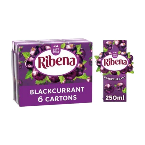 Ribena Blackcurrant 6 X 250ml