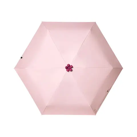 Beneunder BM528, Five-Fold Black Coating Protection Umbrella Outdoor Windproof Waterproof, Pink, Couple Gift Perfect Gift