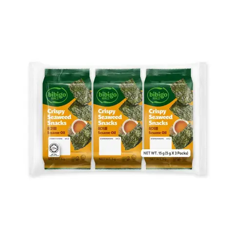 Bibigo CJ BIBIGO Crispy Seaweed Snack Sesame 5Gx3EA