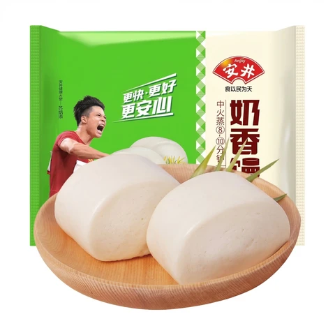 ANJOY Milk-Flavored Steamed Bun 240g