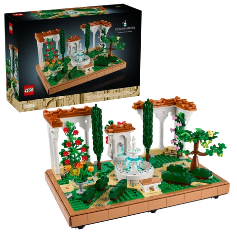 Lego 10359 Icons Brunnen Garten