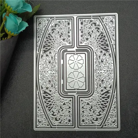 Beautiful Flower Pattern Framework Metal Cutting Dies for Card Making Kit Embossing Paper Die Cuts Scrapbook Machine Stencils