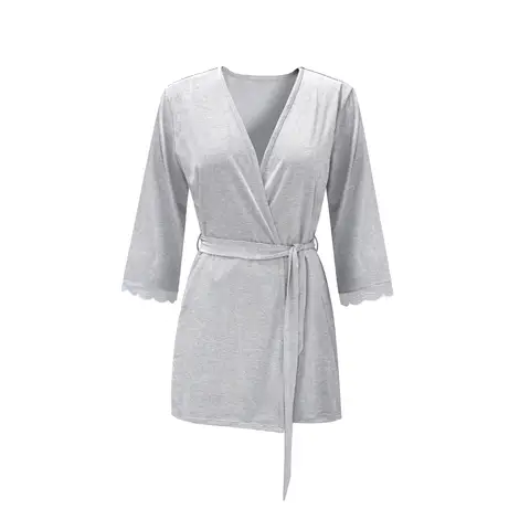 IZURIA knitted light grey nightgown  L