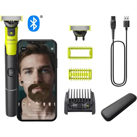 Philips OneBlade 360 Trimmer, scheerapparaat en styler in 1 OneBlade 360