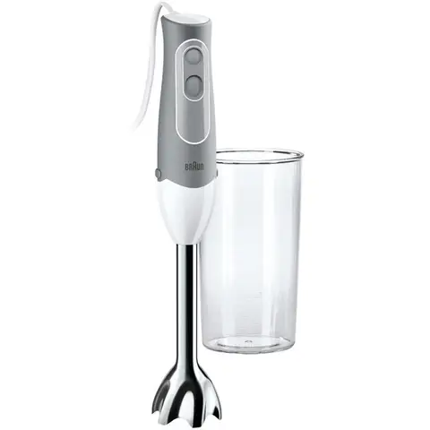 Braun MQ500 Staafmixer - 600W Vermogen - Garde Accessoire - Anti-Spat Ontwerp - Gemakkelijk Schoon te Maken