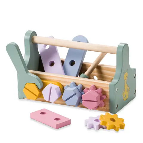 Hauck Wooden Tool Box for Toddlers - Learn to Repair