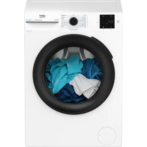 Beko BM3WFT3841W Wasmachine, A, 8KG, 1400 RPM, EnergySpin