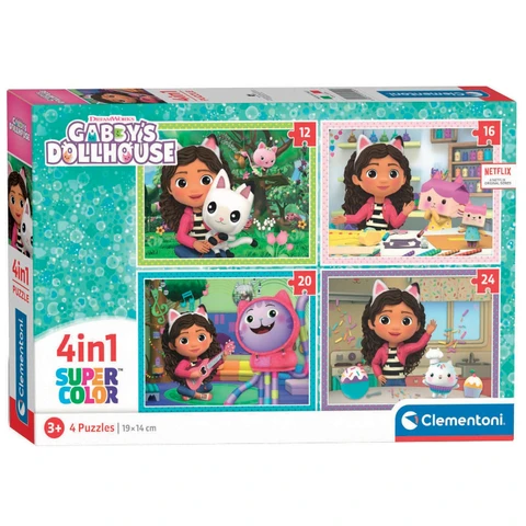 Clementoni Gabby’s Dollhouse Legpuzzel 12 stuk(s) Stripfiguren