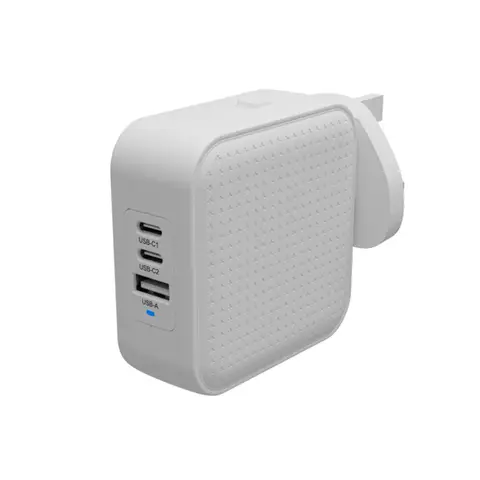 Hyper® HyperJuice 70W USB-C GaN Travel Charger (3C+1A) - White