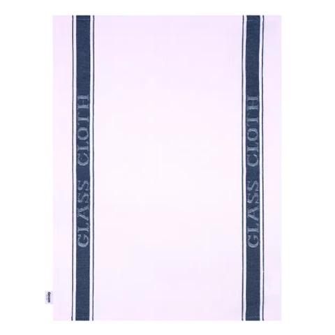 Dexam Glass Cloth Love Colour Cotton/Linen Ink Blue 50x70cm