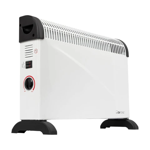 Clatronic KH 3077 - Radiateur Convecteur Électrique 2000 W Thermostat Réglable Protection contre la Surchauffe