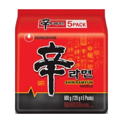 Nongshim Shin Ramyun Instant-Nudeln 5 x 120 g