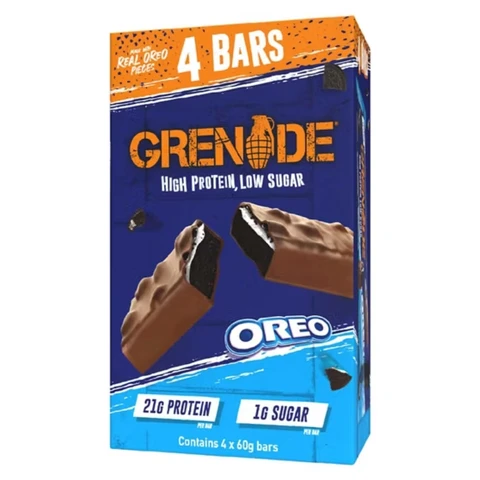 Grenade Protein Nutrition Bars Oreo - 4 x 60g