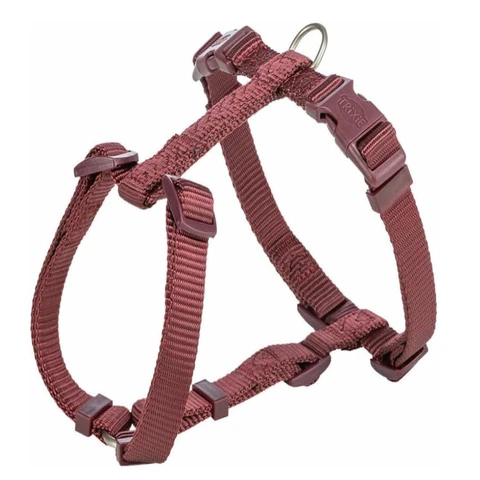 Jollypaw door Trixie Premium H-Harness Sangria 42-60×1.5cm