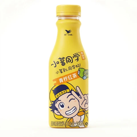 Uni-President Xiao Ming Student Lemon Black Tea 480ml