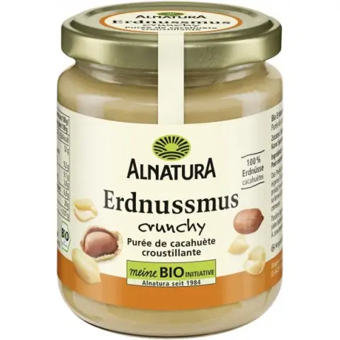 Alnatura Bio Erdnussmus Crunchy 250 g