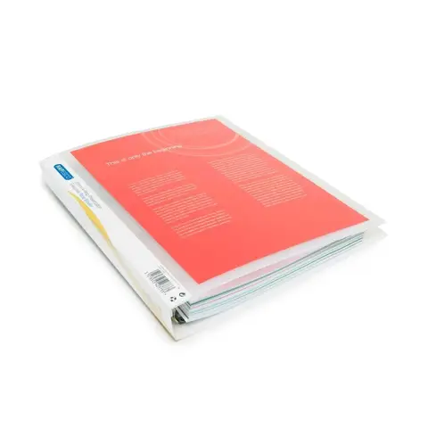 Rapseco A4 Ring Binder Clear, Pack of 10