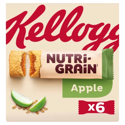 Kellogg's Nutri Grain Fruity Breakfast Bars Apple 6x37g