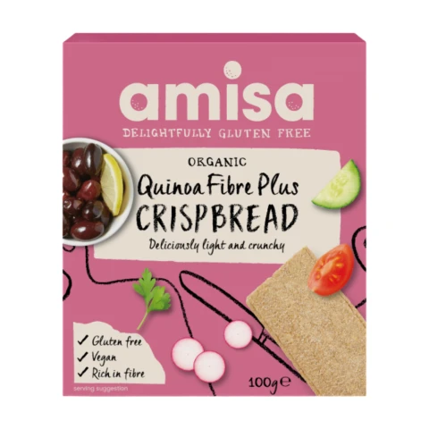 Amisa Crispbread - Quinoa Fibre Plus - 100G