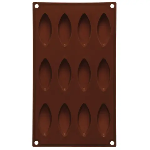 12 Eye Shape Brown Chocolate Mould