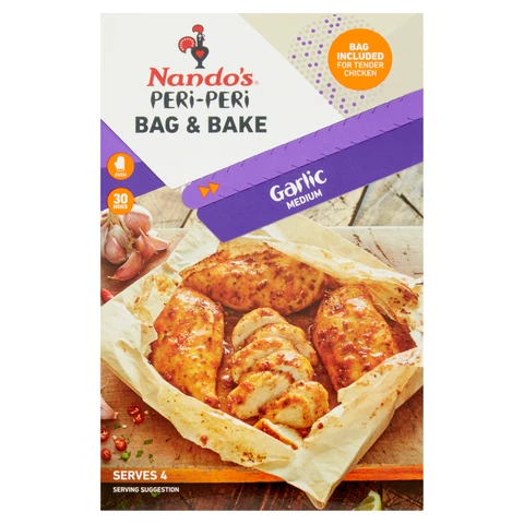 Nandos Peri-Peri Bag & Bake Garlic 20g