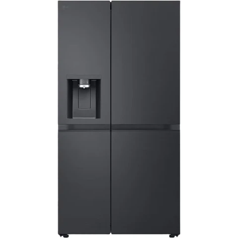 LG GSLE81EPBD Amerikanischer Kühlschrank mit Gefrierfach Schwarz 628L