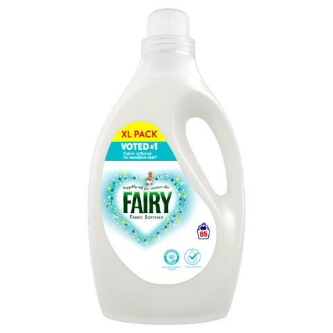 Fairy Fabric Softener, Voted No1 For Sensitive Skin, 85 Washes, 2.635l white