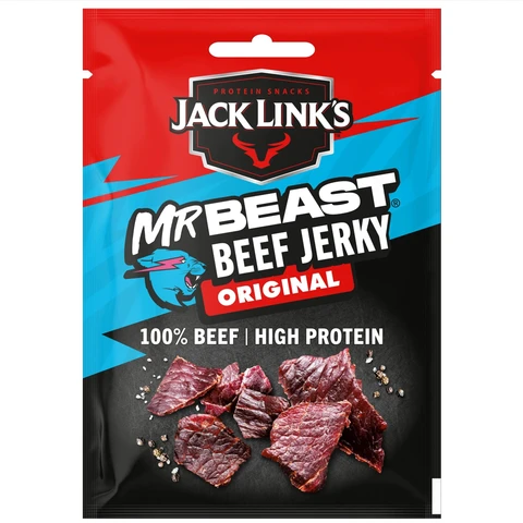 JACK LINK'S Bœuf Séché Original 60 g