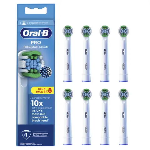 Oral-B Pro Precision Clean Toothbrush Heads 8 pack