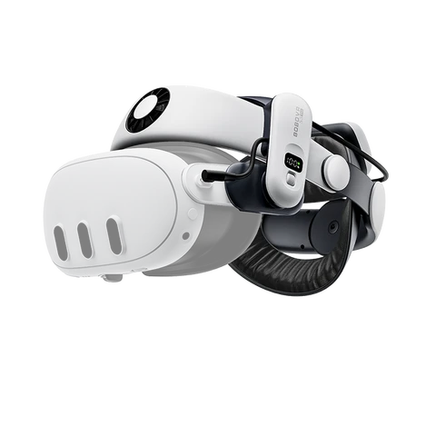 BOBOVR S3 Pro Trageriemen Zubehör, Kühlhaube und 10000 mAh Hot-Swap-Akku, kompatibel mit Meta Quest 3/Quest 3S