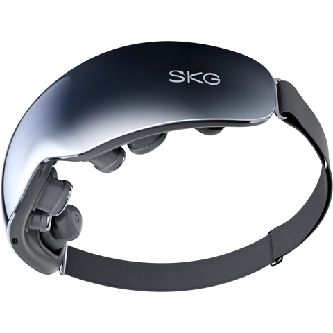 SKG E7-EN Masseur oculaire chauffant vibrant 2 en 1 avec modèle musical Bluetooth et compresse chaude