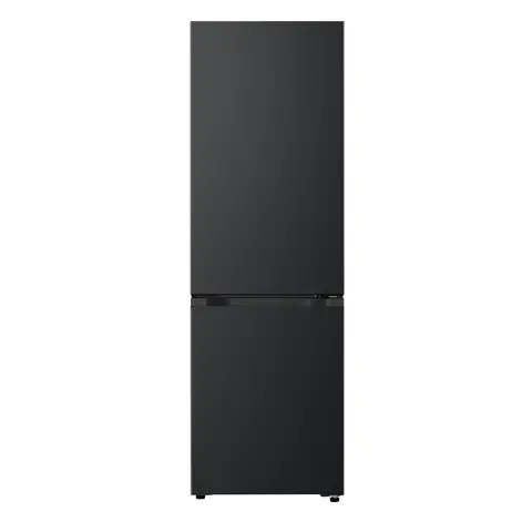 LG GBBSJ10EEP 186cm Tall 60cm Wide NatureFRESH™ Fridge Freezer - Matte Black - E Rated