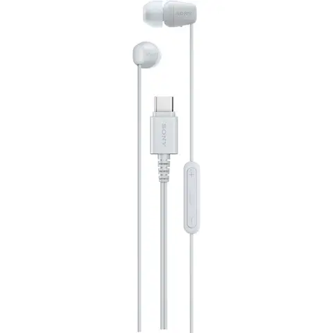 Sony IER-EX15C Headset Bedraad In-ear Oproepen/muziek USB Type-C Wit