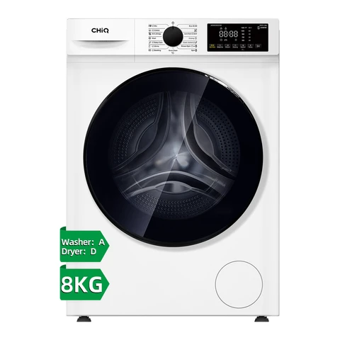 CHiQ JKW85882HW 8kg/5kg Freestanding Washer Dryer - 1400 Spin - White - A/D Rated