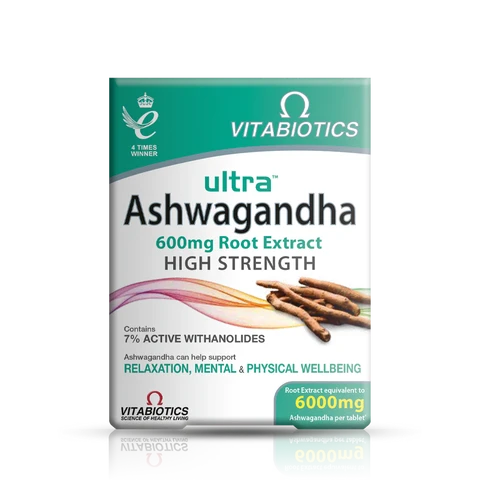 Vitabiotics Ultra Ashwagandha Stress Support Tablets - 30 Tablets