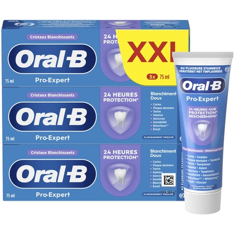 Oral-B Pro-Expert Zachte Whitening Tandpasta - 3x75ml