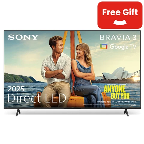 Sony 43" BRAVIA 3 4K ULTRA HD SMART GOOGLE TV (Playstation Remote Play) Free DualSense PS5 Controller