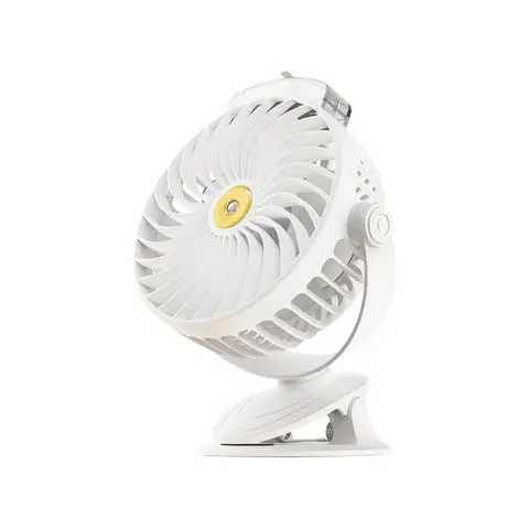 Aigostar 6F3B Clip-Ventilator, tragbarer 6-Zoll-USB-Ventilator mit 3 Flügeln