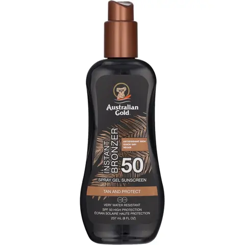 Australian Gold Instant Bruiningsgel SPF 50 spraygel 237 ml