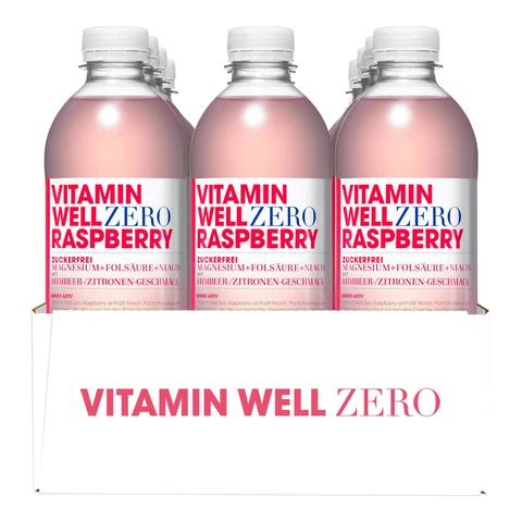 Vitamin Well Zero Himbeere 12x0,5L