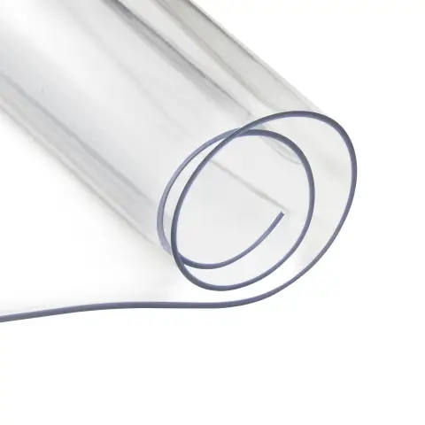 WOLTU 2mm PVC Transparenter Tischschutz, wasserdichter und hitzebeständiger Tischschutz, leicht zu reinigen, rechteckig 90x160 cm