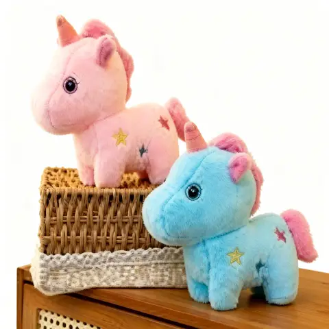 Toy - Jouets - Peluches - 82713 - Unicorns multicolores - 22 cm - 20 (modèle aléatoire)