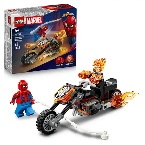 LEGO Super Heroes 76335 Spider-Man vs. Ghost Rider auf seinem Motorrad