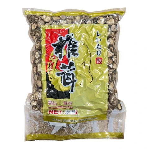 KUNG FU Champignons shiitake prétranchés 3-4 cm - 2,27 kg