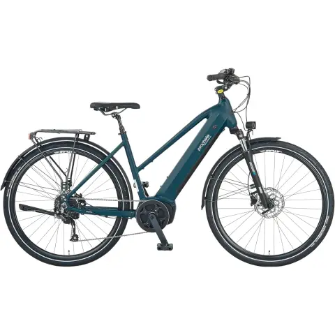 Prophete Entdecker 3.0 Trekking E-Bike 28 Zoll - 360 Wh - Integrierte Batterie - Mittelmotor - 9-Gang Schaltwerk - HDY Scheibenbremse