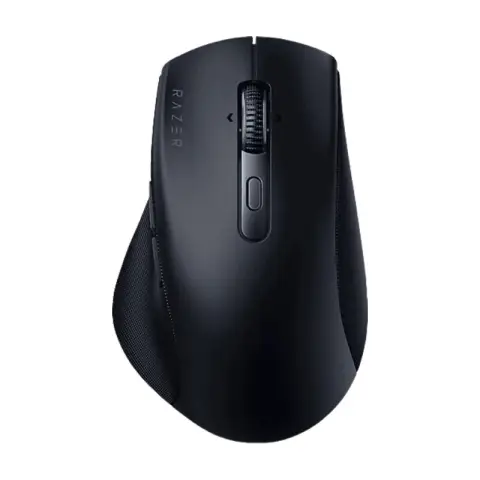 Razer Pro Click V2 - Drahtlose ergonomische Maus - KI-gestützte Produktivität - 30K optischer Sensor - 3,5 Monate Akkulaufzeit (14-Zonen Chroma RGB, HyperScroll Neigewheel) Schwarz