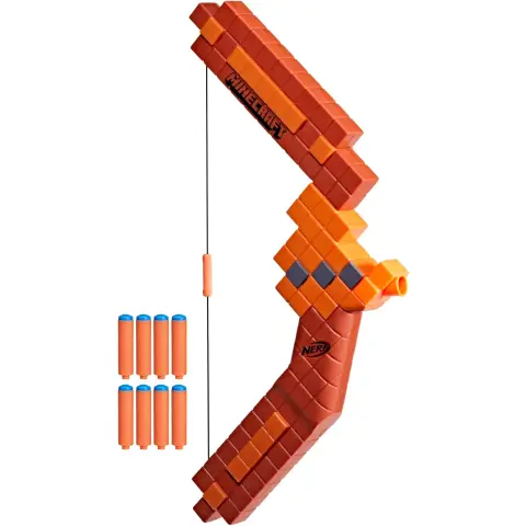 Nerf Minecraft Bogen Dart-Blaster, 8 Nerf N1 Darts