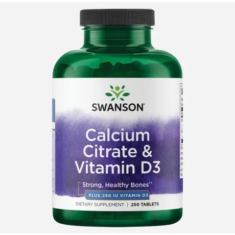 Calcium Citrate with Vitamin D 250 tablets