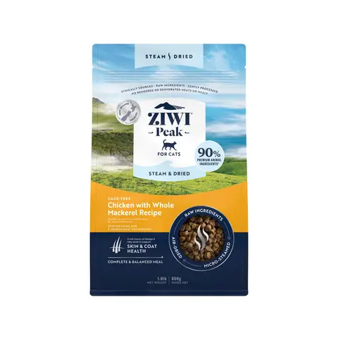 Ziwi Peak Kattenvoer Gestoomd en Gedroogd Kip 800 gr